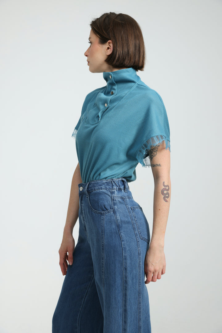 Harmony Teal Bodysuit