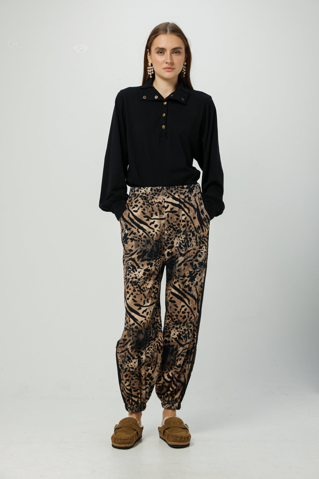 Rashi Leopard Joggers