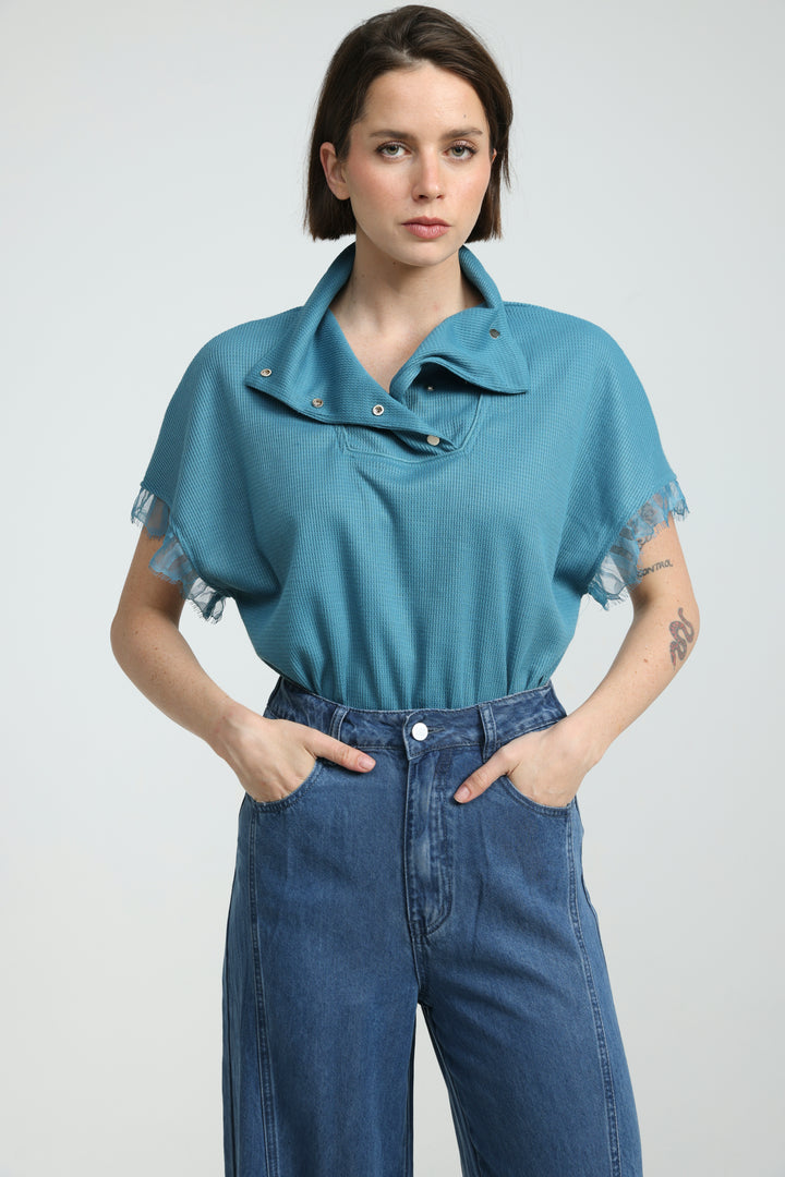 Harmony Teal Bodysuit