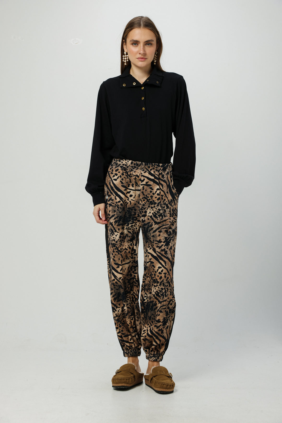 Rashi Leopard Joggers