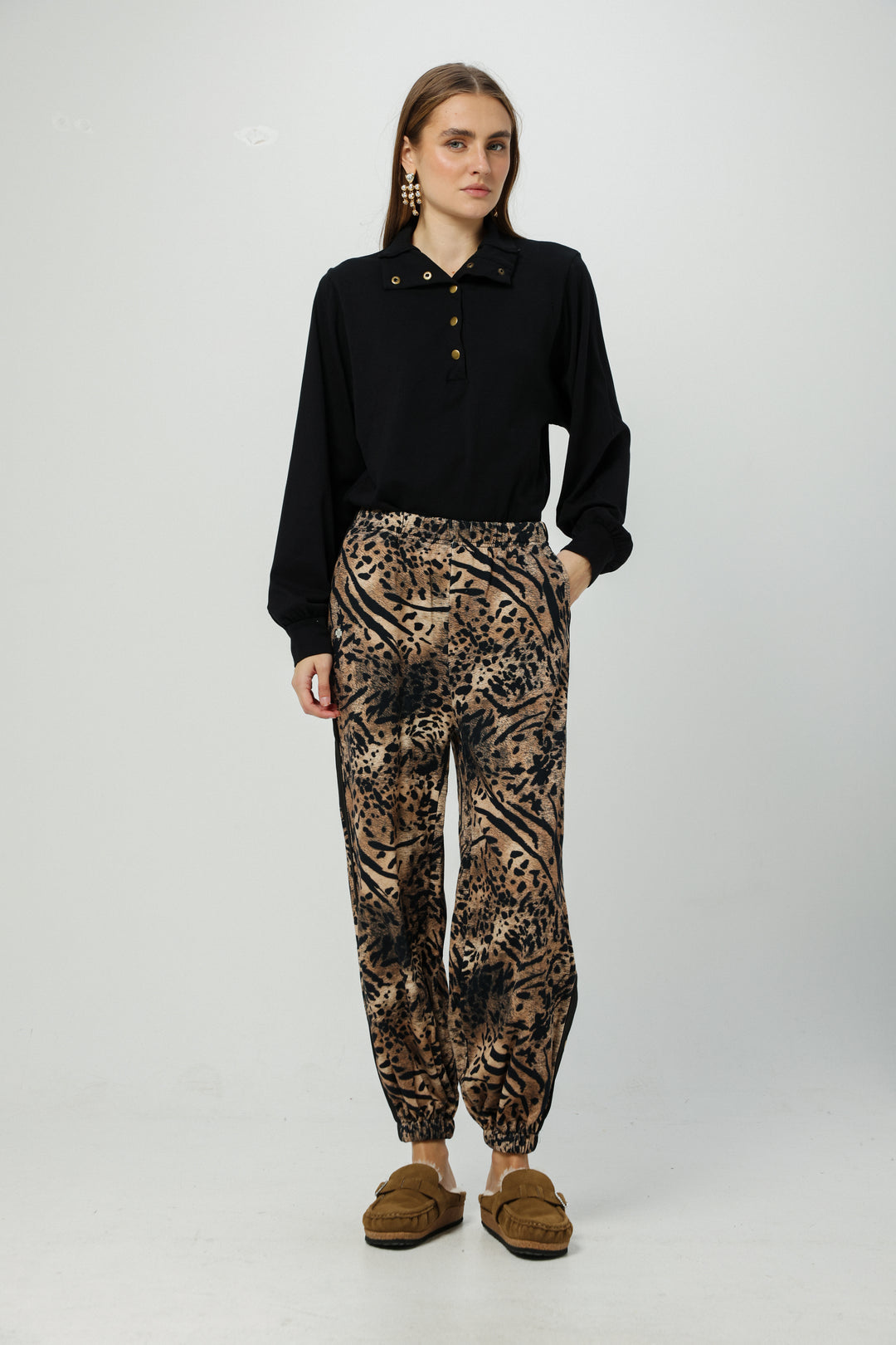 Rashi Leopard Joggers