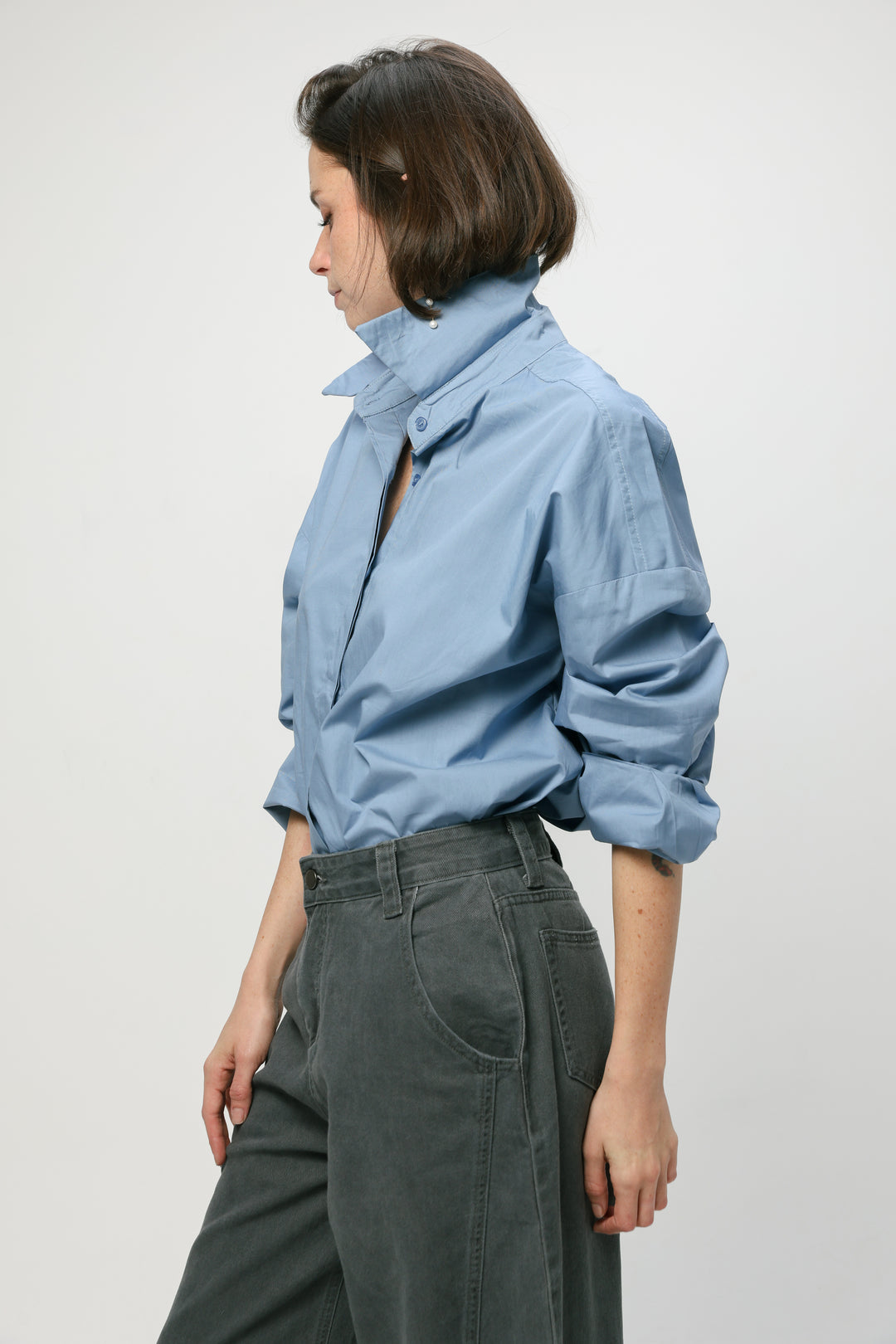 Classic Blue Buttoned Shirt