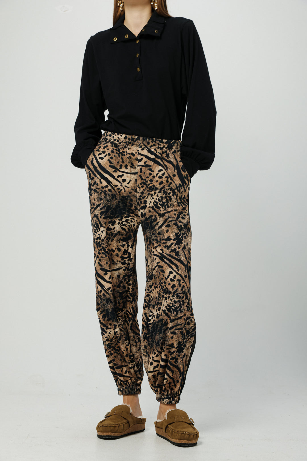Rashi Leopard Joggers