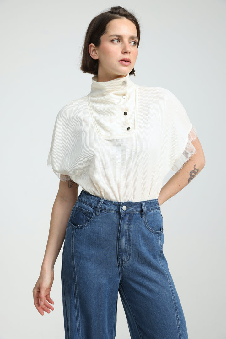 Harmony Cream Bodysuit