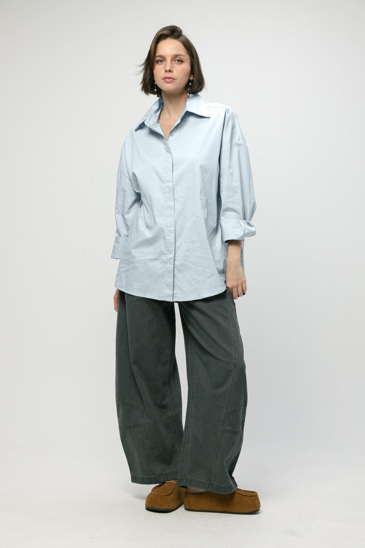 Classic Light Blue Buttoned Shirt