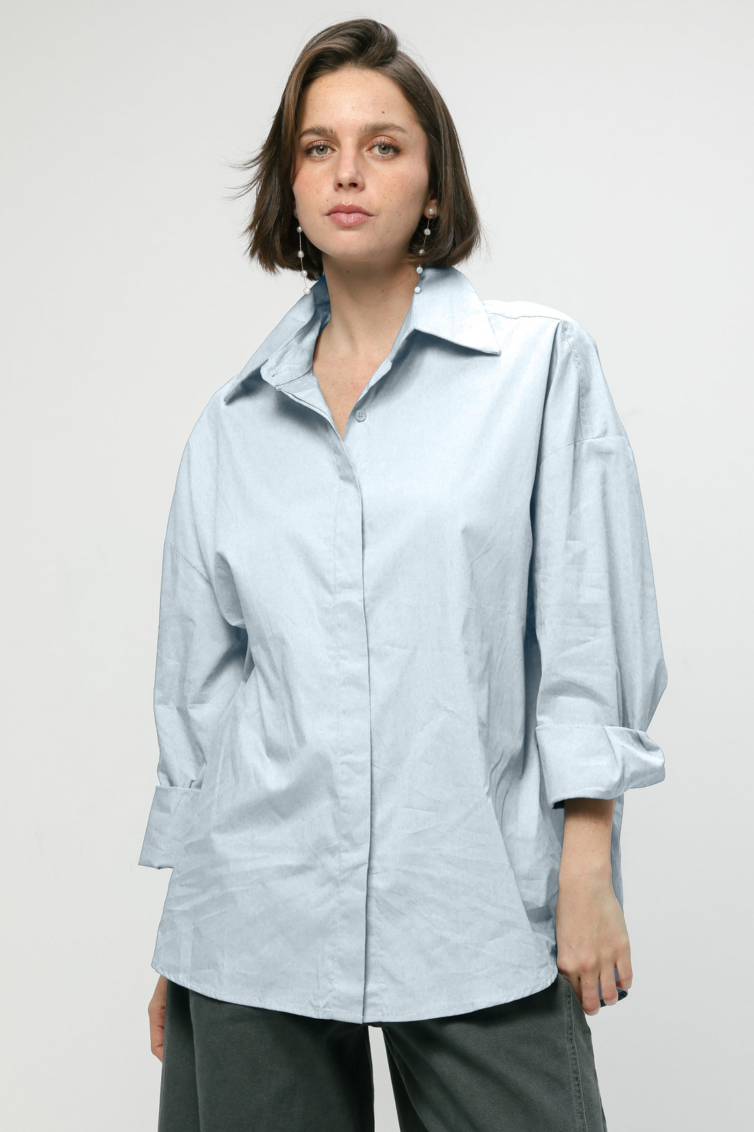 Classic Light Blue Buttoned Shirt