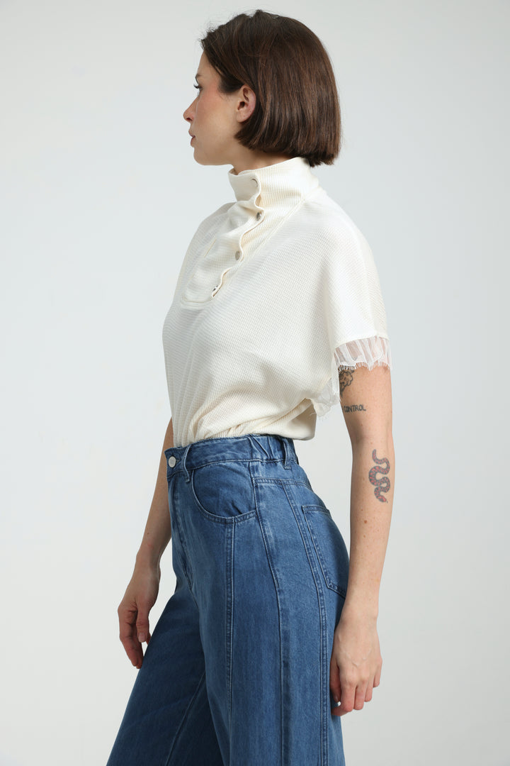 Harmony Cream Bodysuit