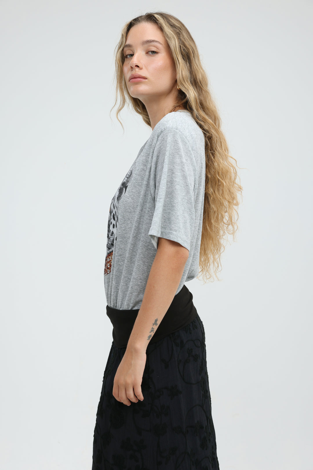 Uffizi Light Grey Bodysuit
