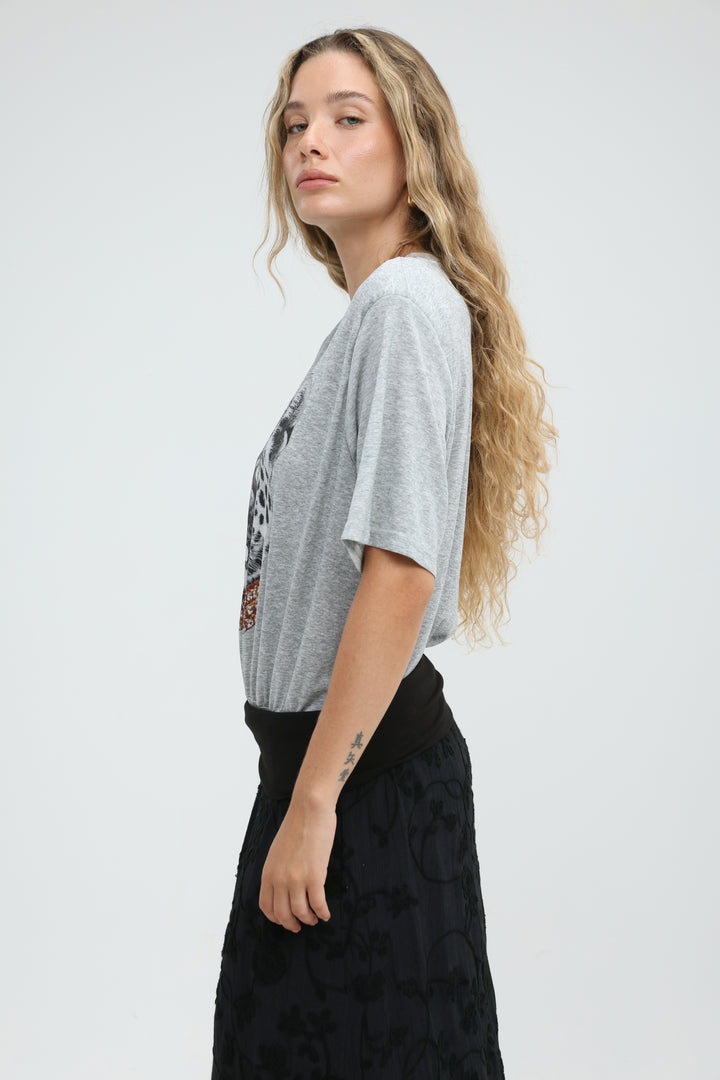 Uffizi Light Grey Bodysuit