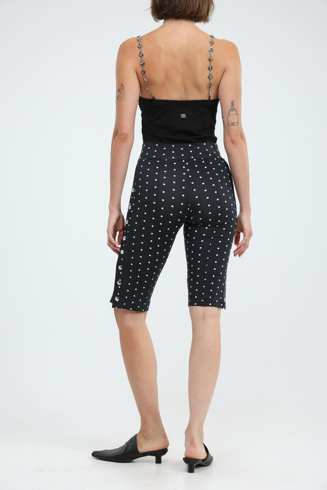 Snaps Black Dots Leggings