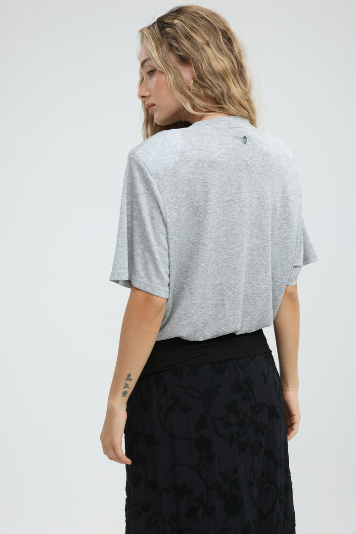 Uffizi Light Grey Bodysuit