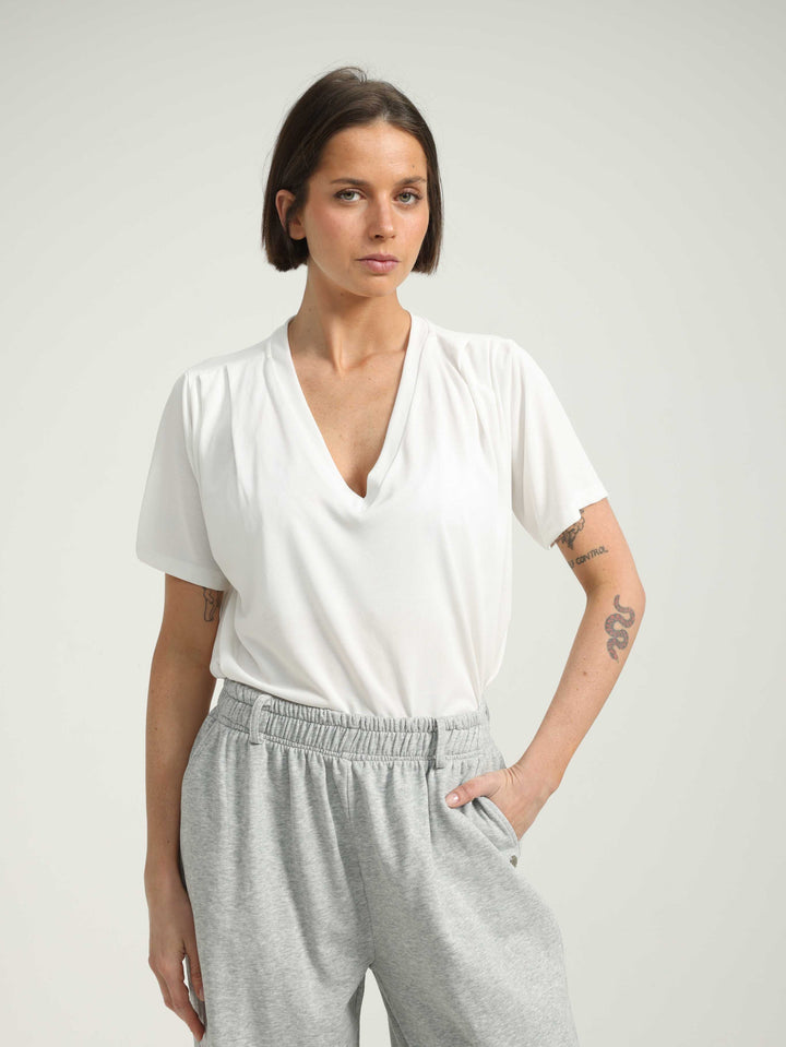 Just V White T-Shirt