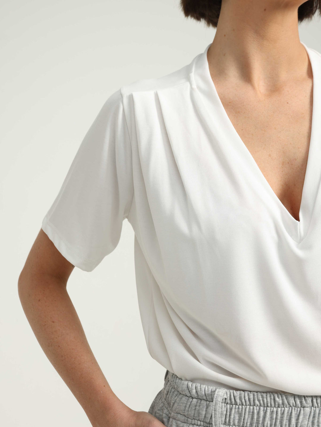 Just V White T-Shirt