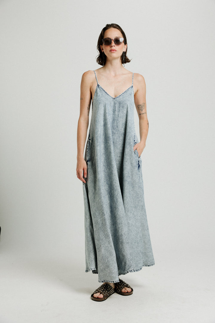 Summerish Light Denim Dress