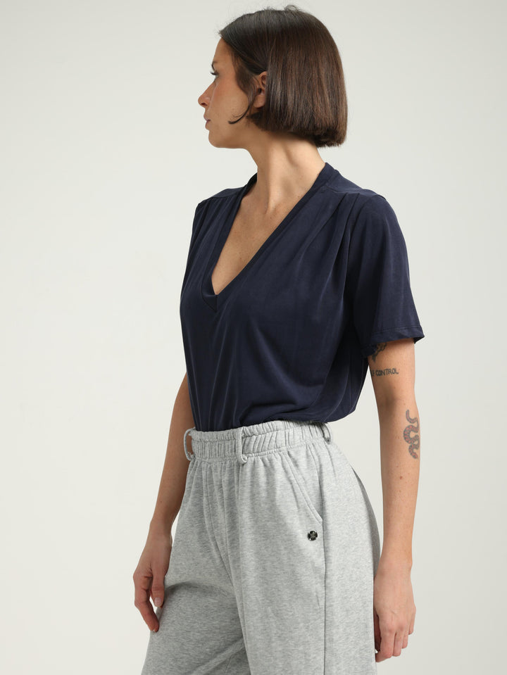 Just V Navy T-Shirt