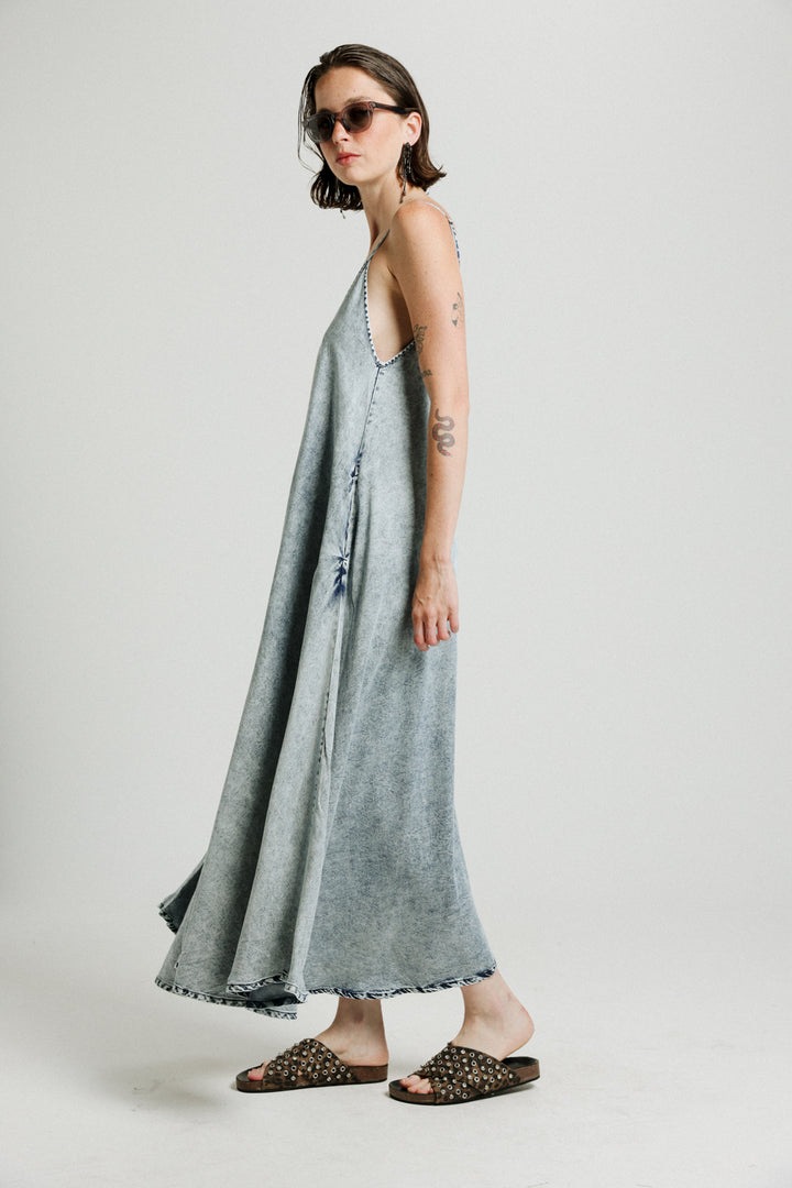 Summerish Light Denim Dress