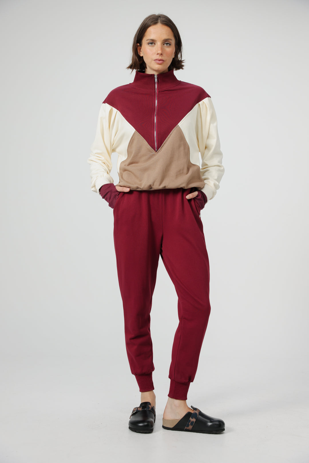 Melting Wine Mix Sweatshirt