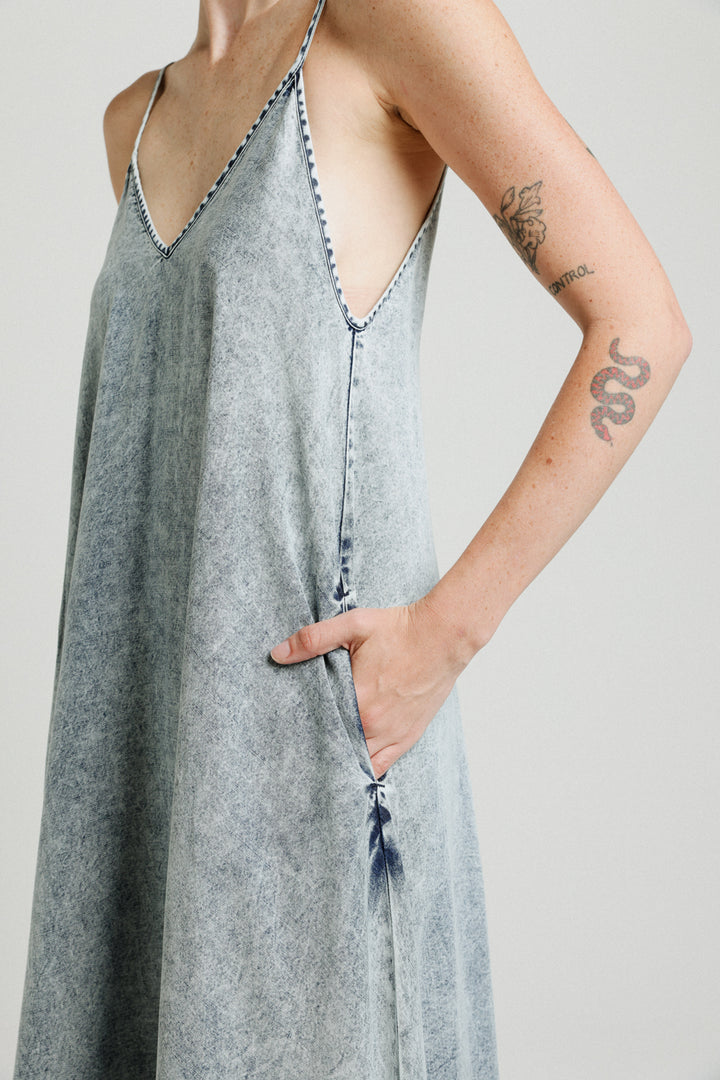 Summerish Light Denim Dress