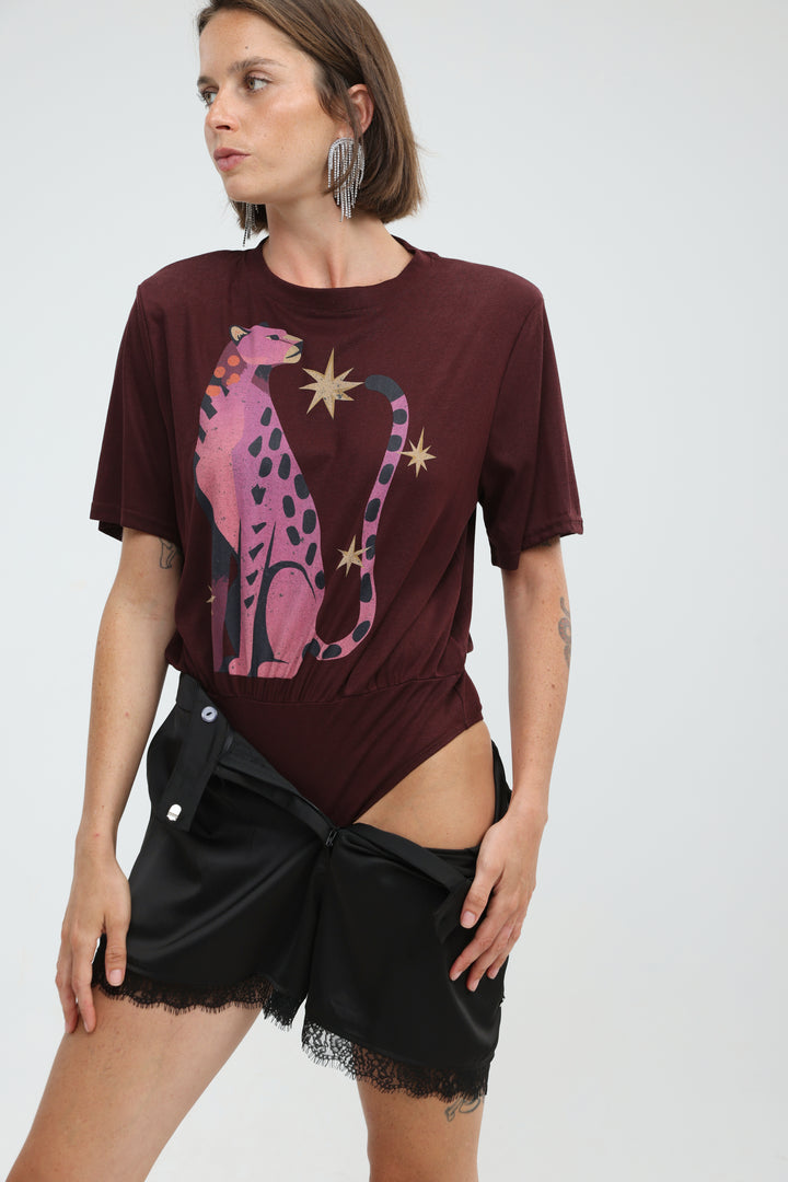 Uffizi Wine Bodysuit