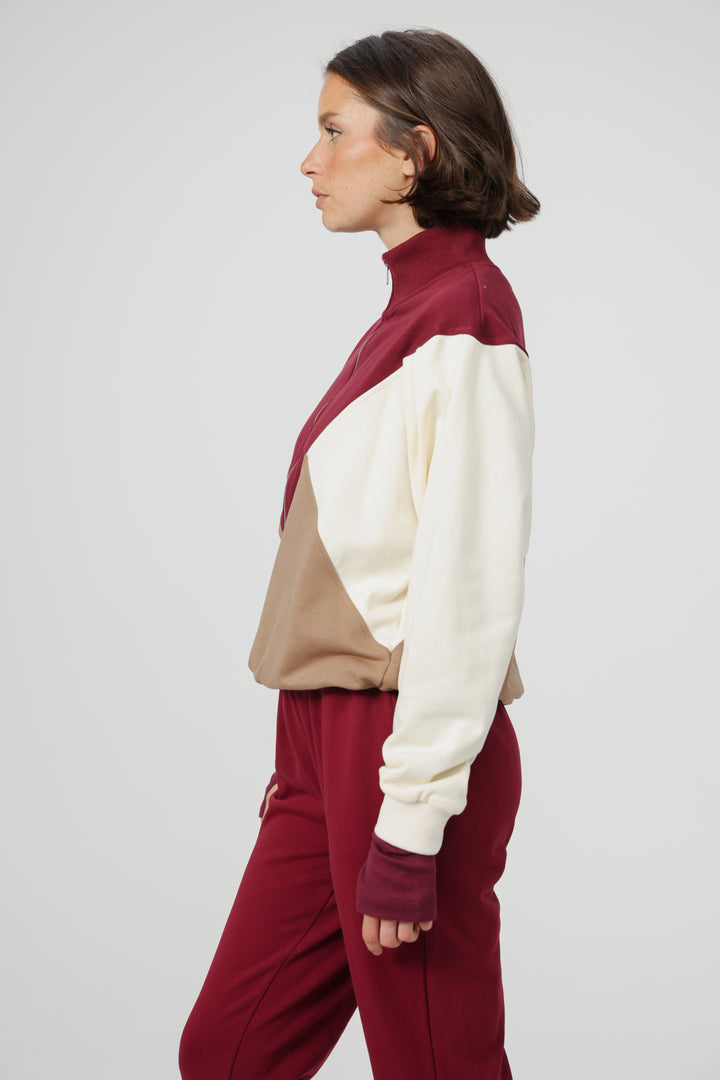 Melting Wine Mix Sweatshirt