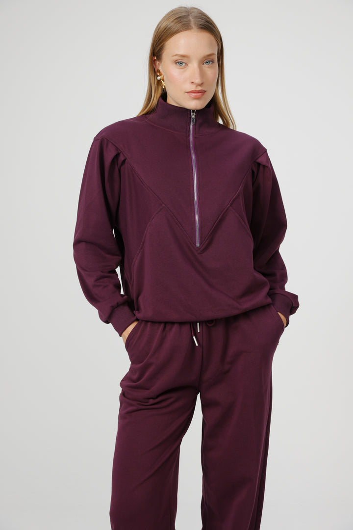 Floating Plum Sweatshirt