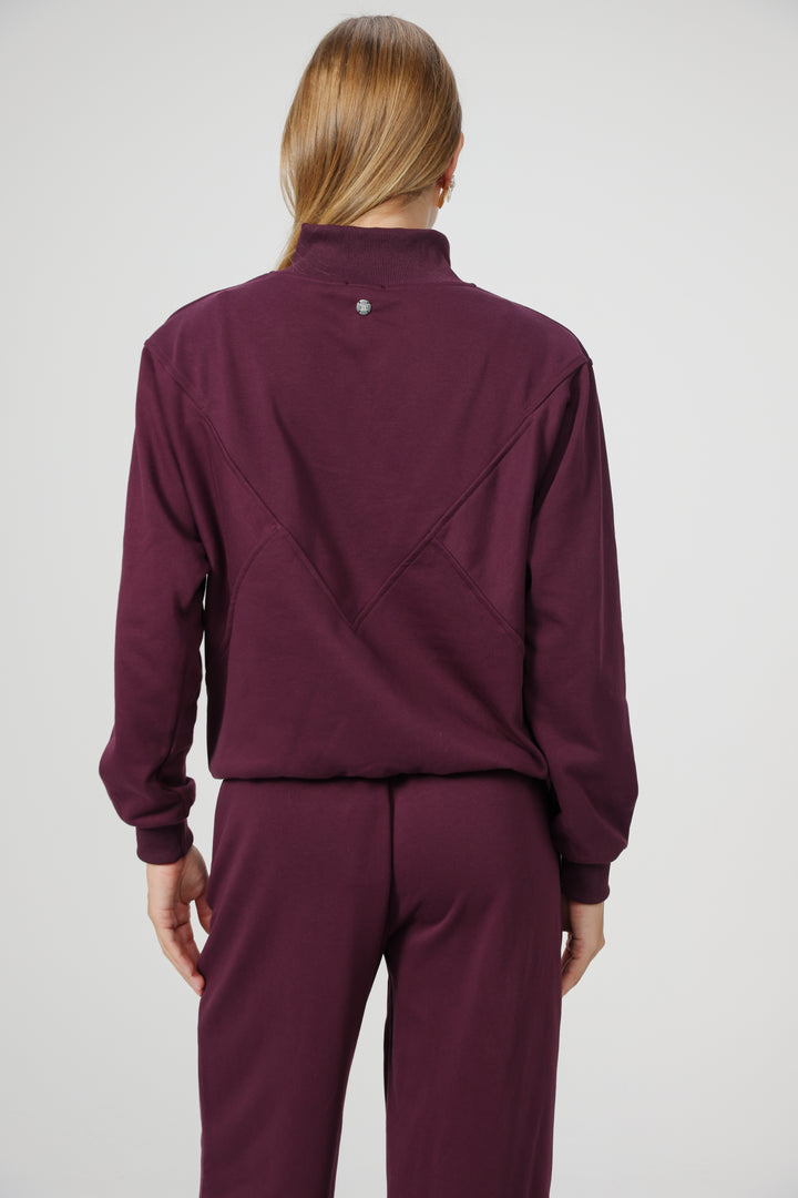 Floating Plum Sweatshirt
