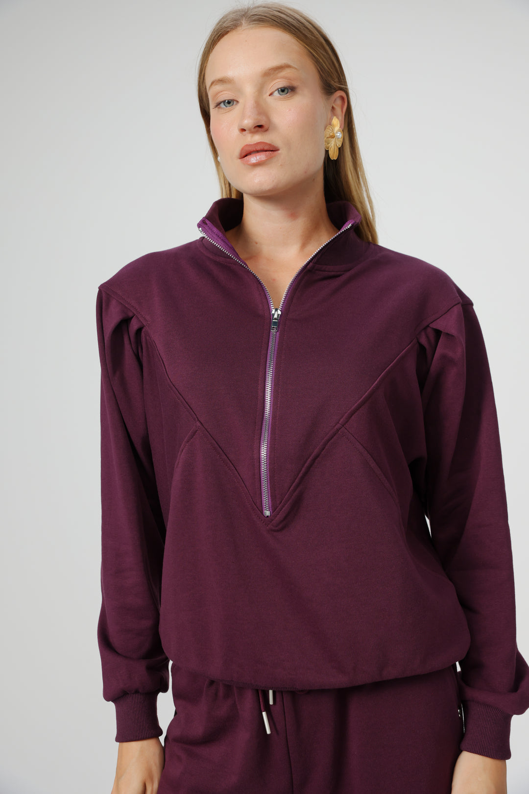 Floating Plum Sweatshirt