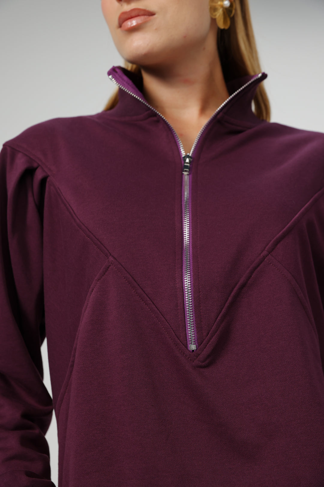 Floating Plum Sweatshirt