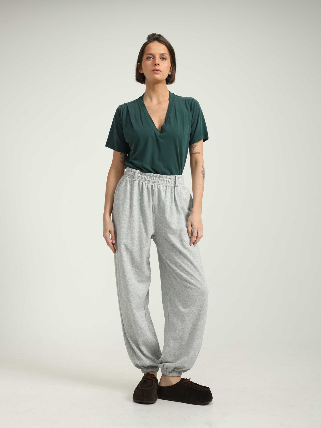 Just V Deep Green T-Shirt