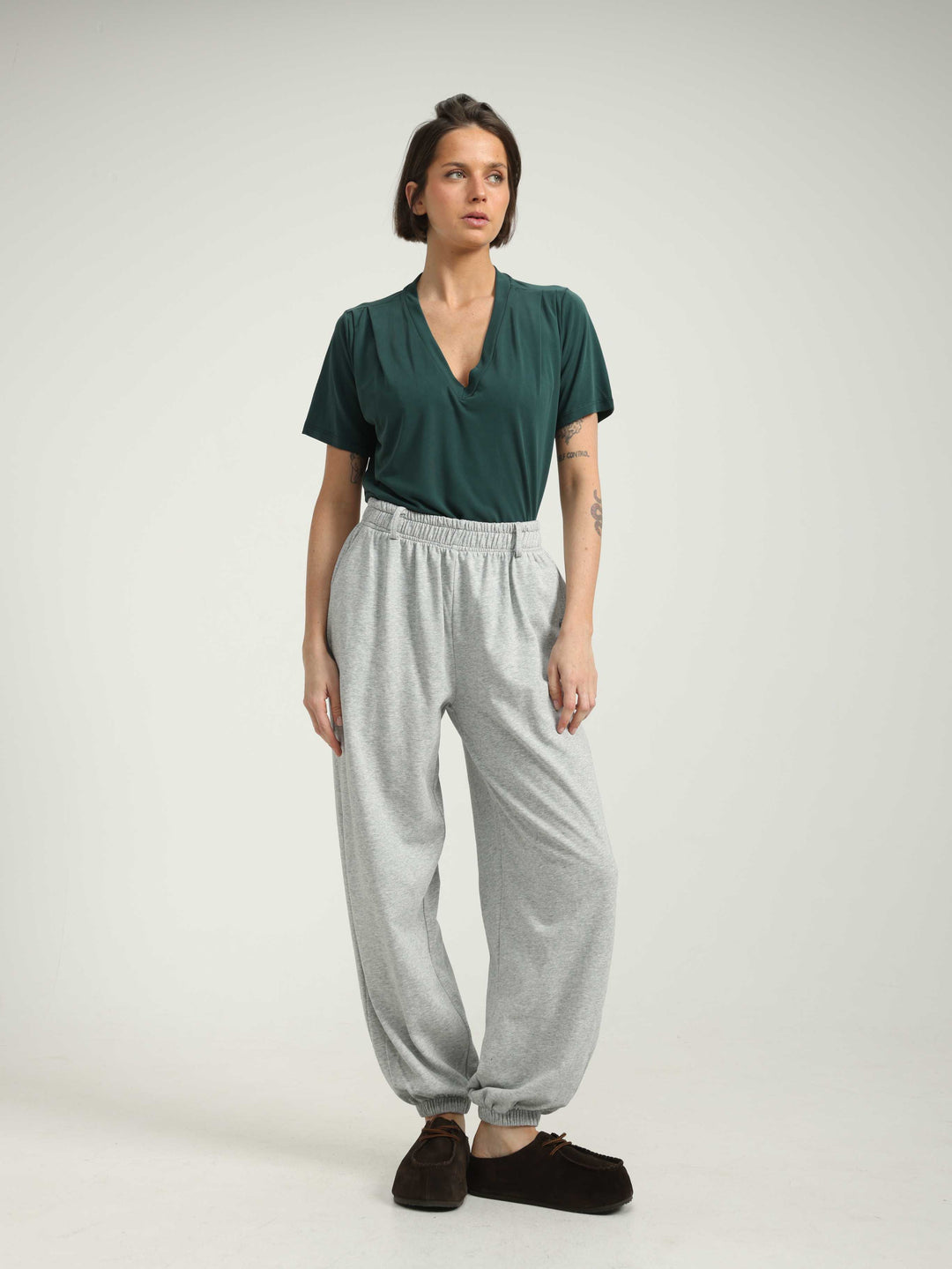 Just V Deep Green T-Shirt