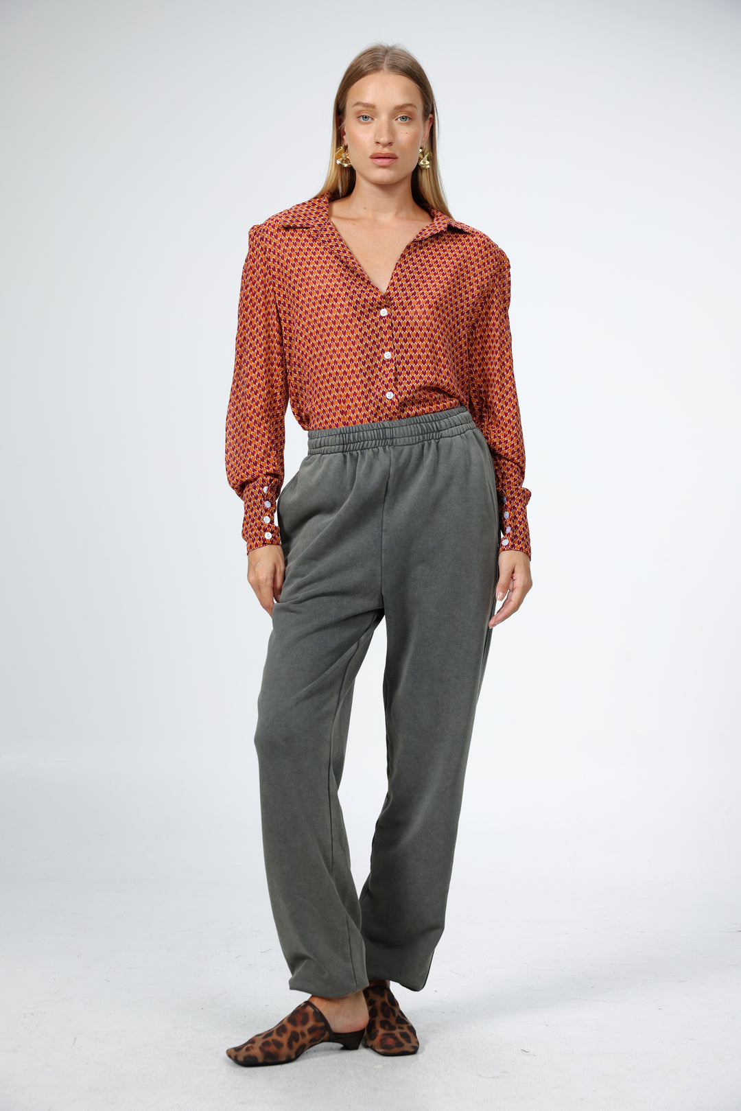 Hearts Buttoned Shirt