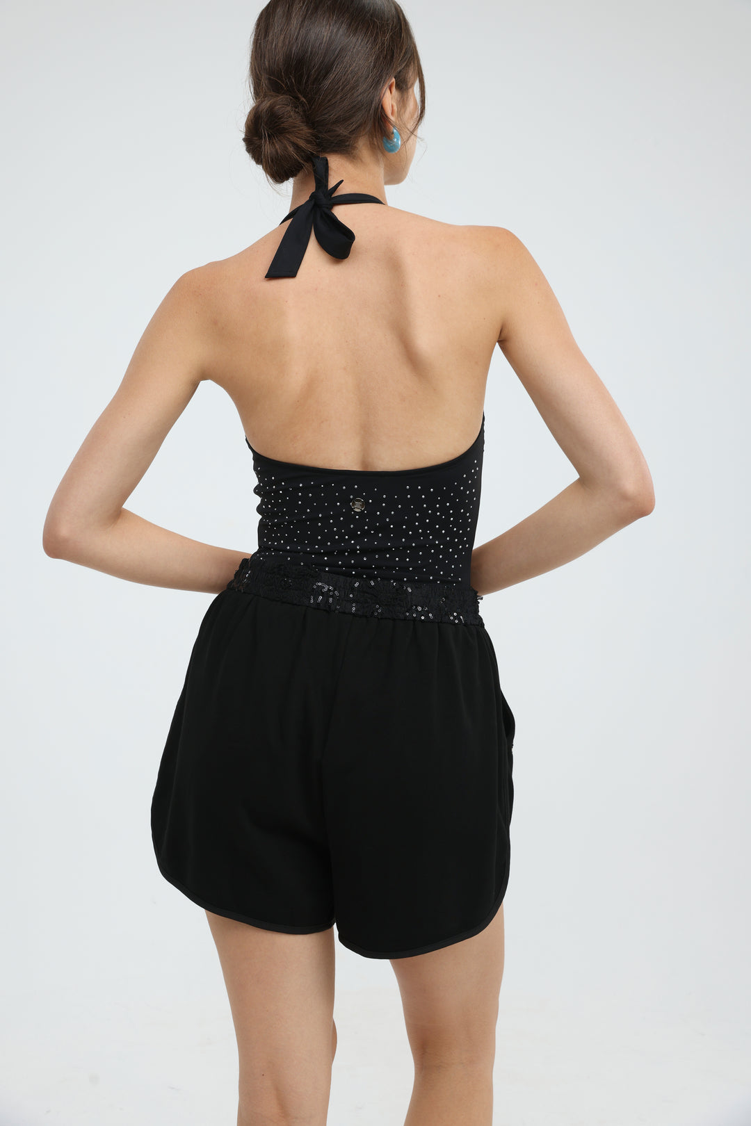 Scene Black Shorts