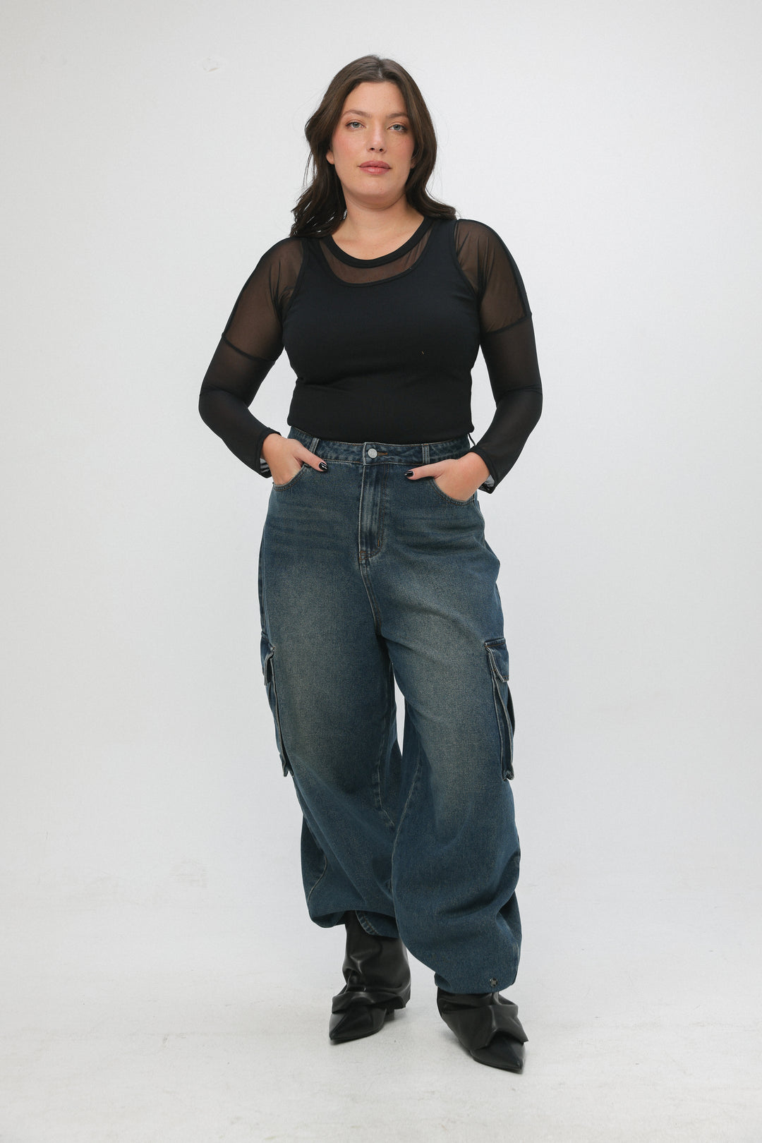 Star 462 Blue Cargo Denim