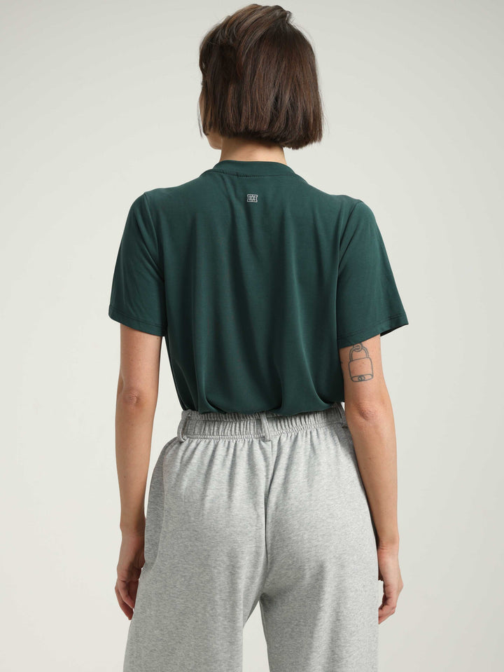 Just V Deep Green T-Shirt