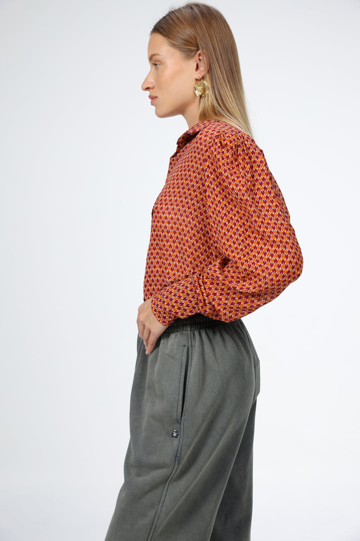 Hearts Buttoned Shirt
