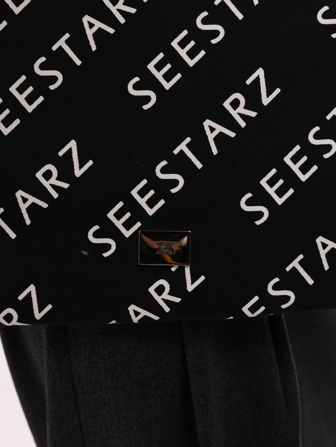 Black Logo Laptop Bag