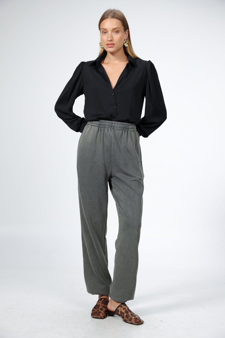 Black Buttoned Shirt