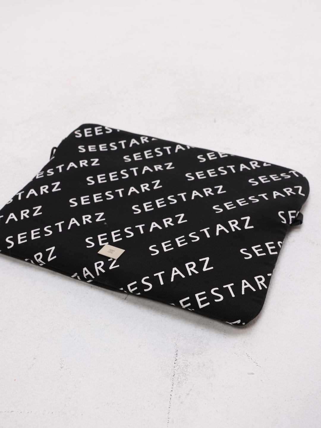 Black Logo Laptop Bag