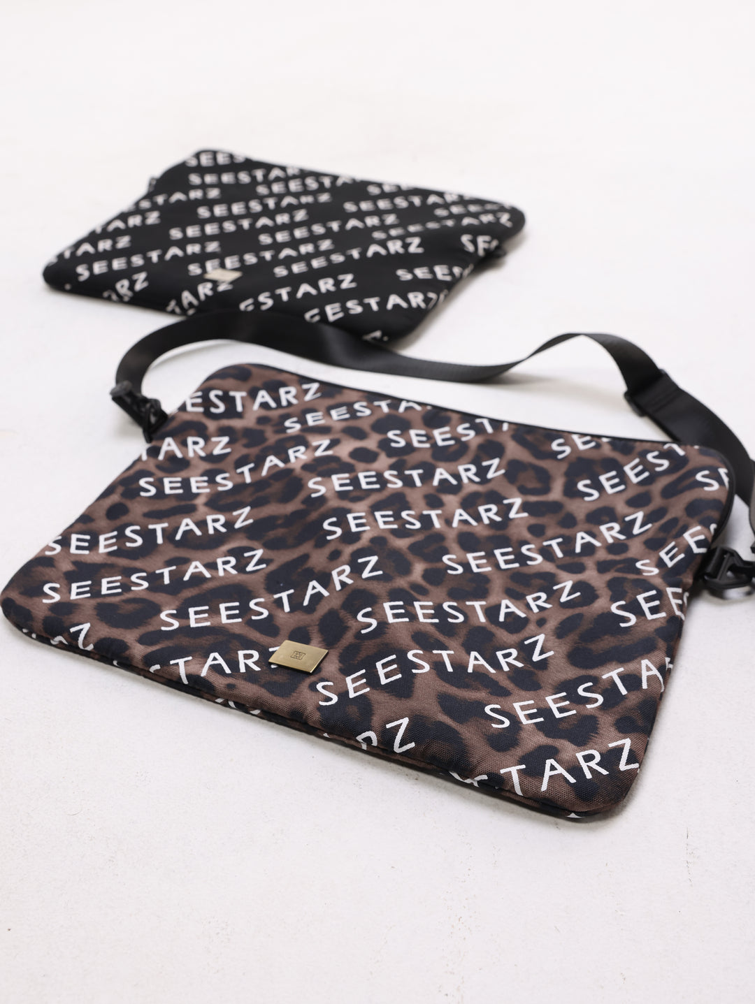 Black Logo Laptop Bag