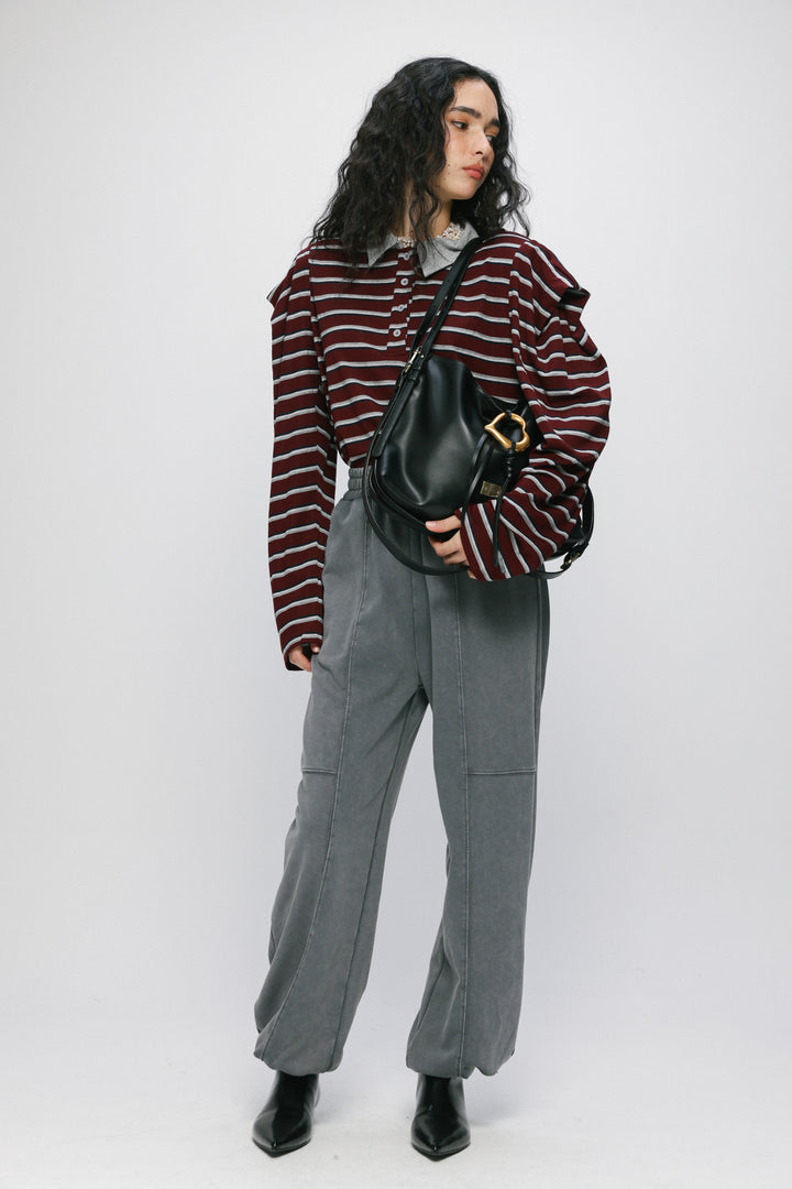 Heart Black Side Bag