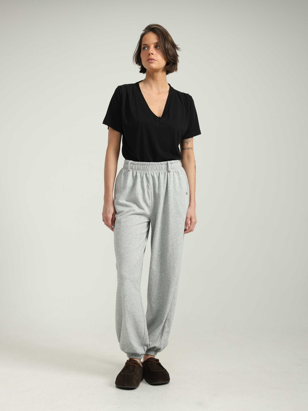 Just V Black T-Shirt