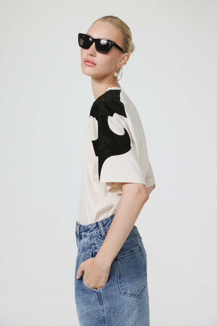 Flame White T-Shirt