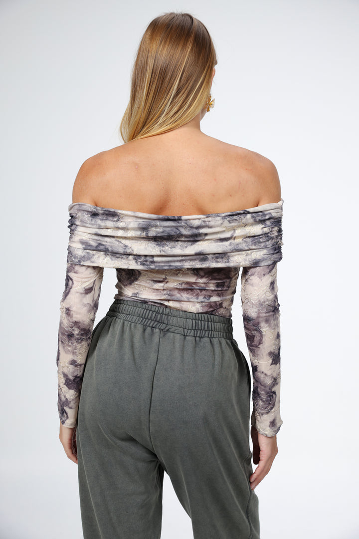 Craving Floral Off Shoulder Top