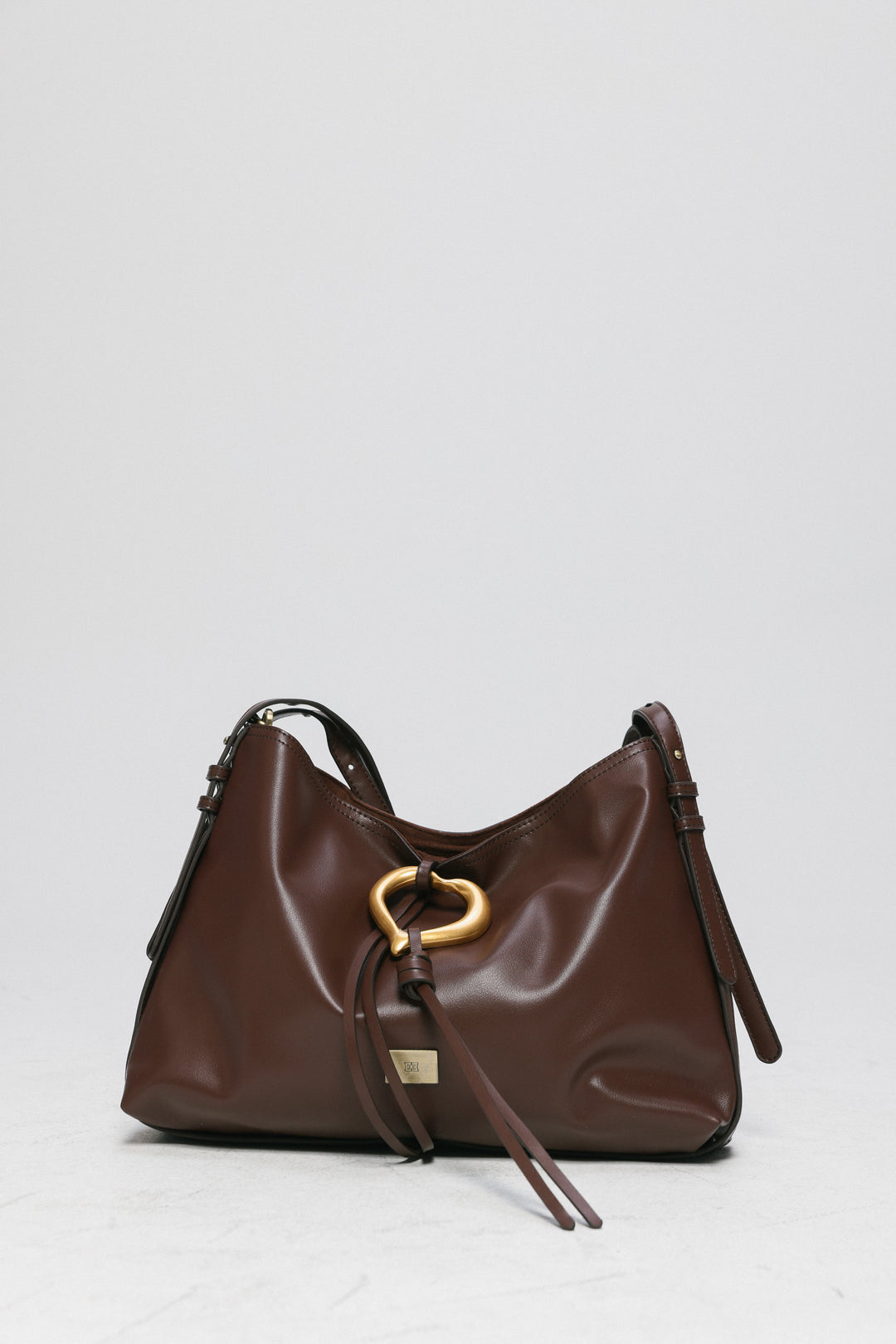 Heart Brown Side Bag