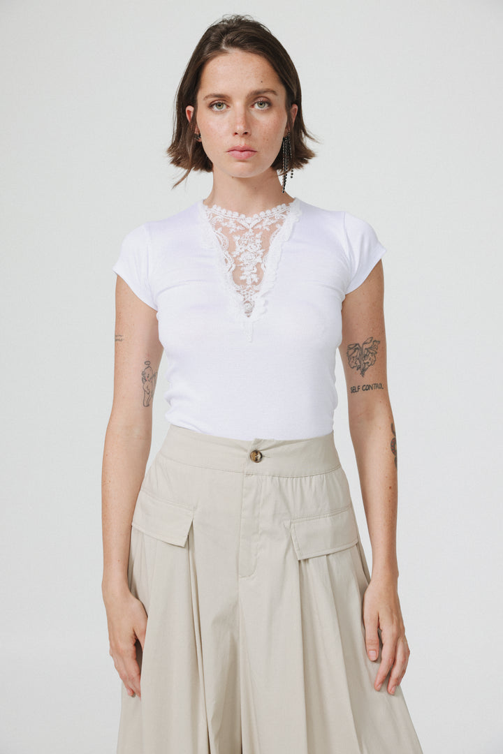 Lobby White T-Shirt