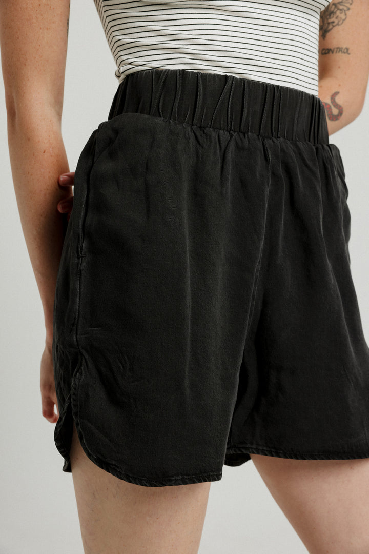 Buni's Short Black Denim Bottoms