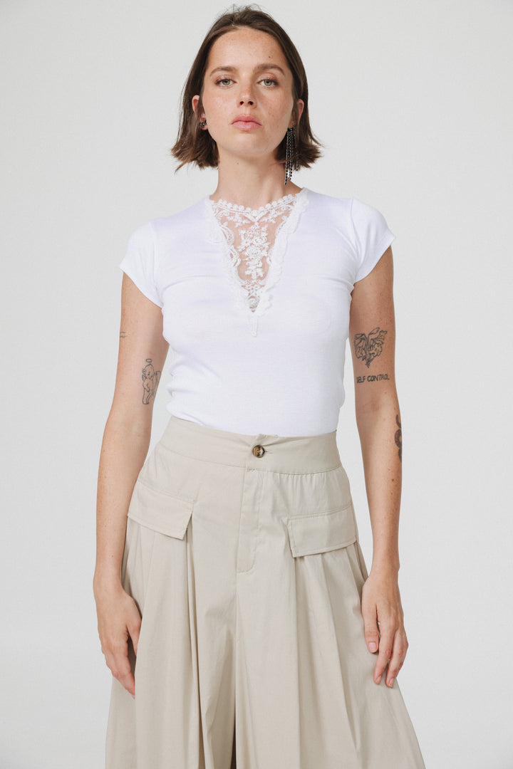 Lobby White T-Shirt