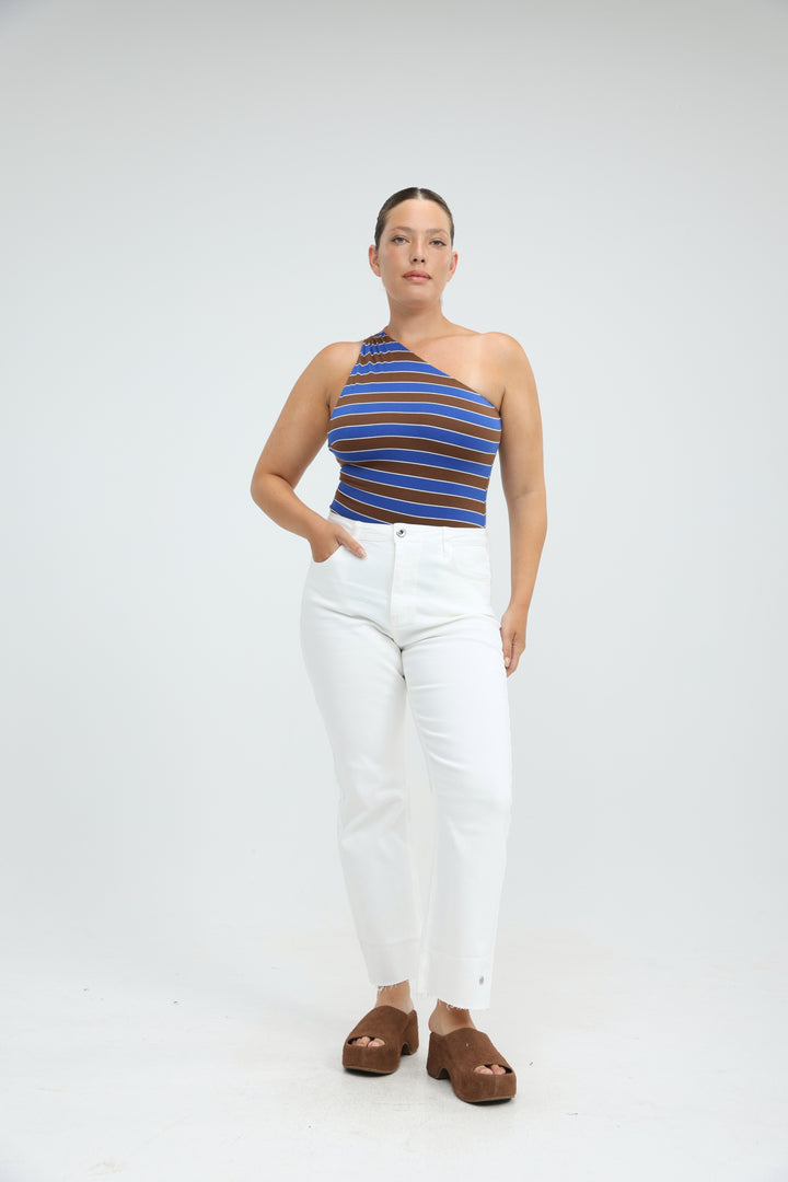 Moonkissed Red Striped Bodysuit
