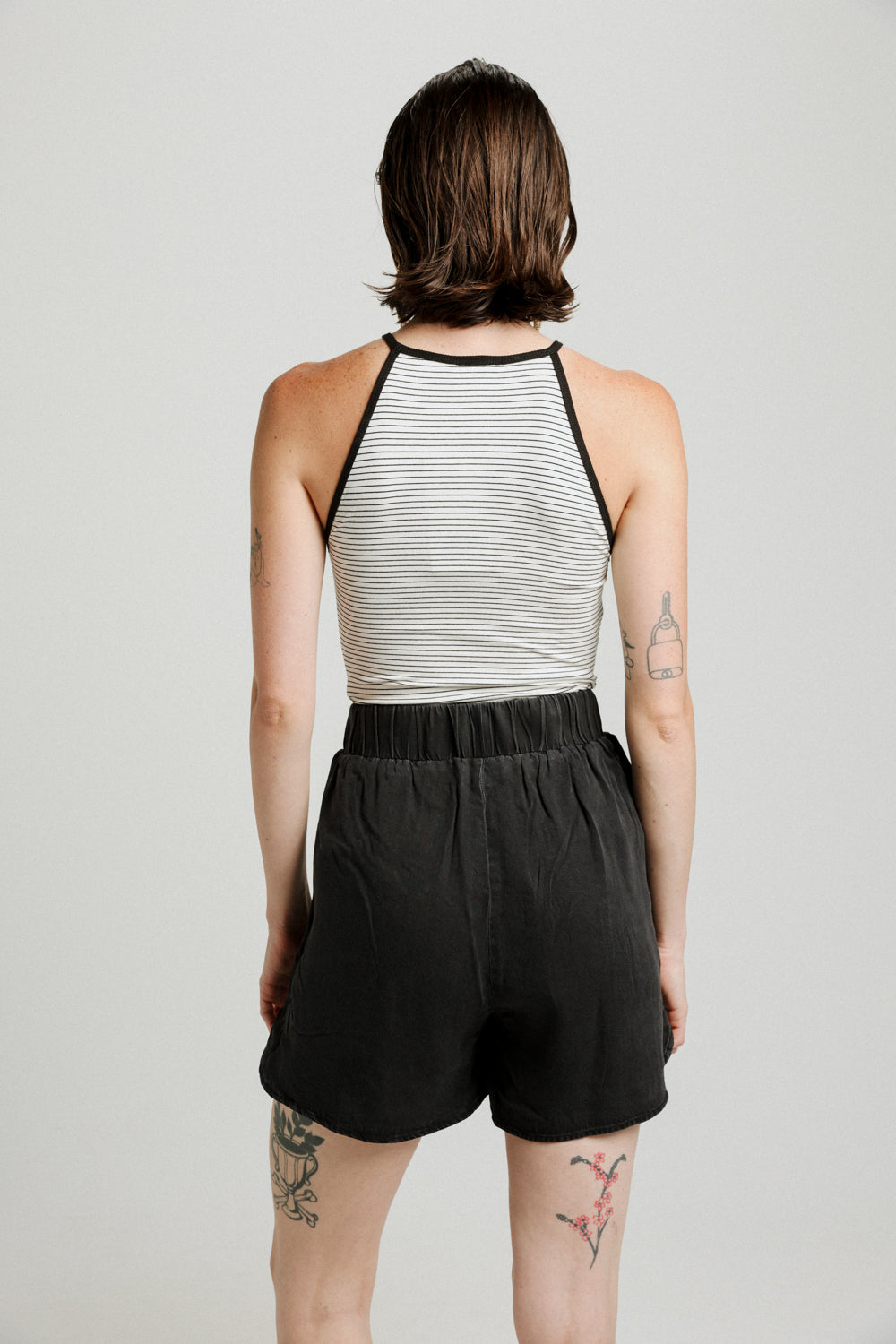 Buni's Short Black Denim Bottoms