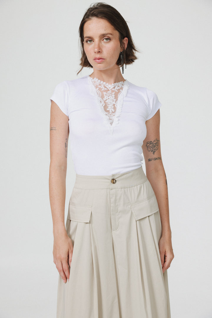 Lobby White T-Shirt